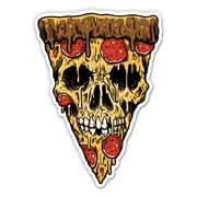 Pizza Monster - 3 Vinyl Sticker - For Car Laptop Water Bottle Phone - Waterproof Decal