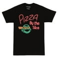 thumbnail image 1 of Pizza Neon Adult Black T-Shirt, 1 of 3