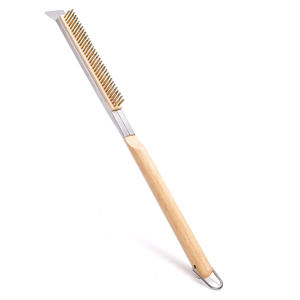 Pizza Oven Brush With Scraper Weiwavivi 21'' Pizza Oven Brush