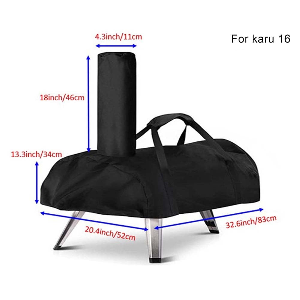 Pizza Oven Dust Cover Suitable For 12 16 Oven Sun Protection Cooking Cover Portable Outdoor Pizza Oven Carry Accessories