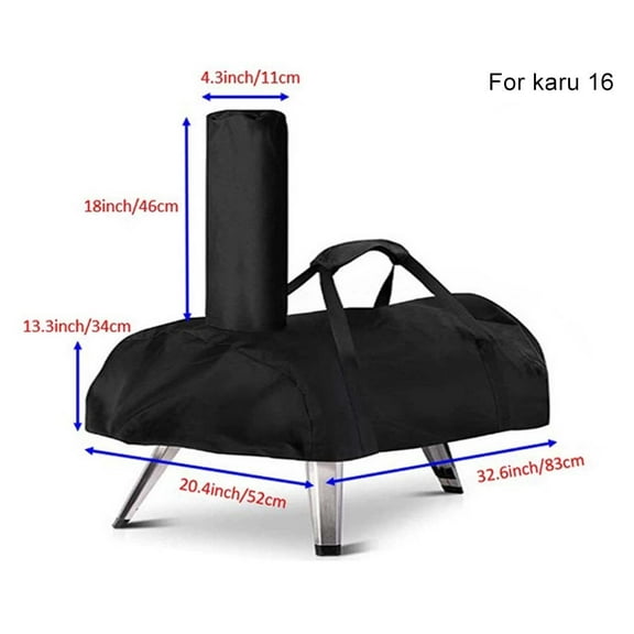 Pizza Oven Dust Cover Suitable For 12 16 Oven Sun Protection Cooking Cover Portable Outdoor Pizza Oven Carry Accessories