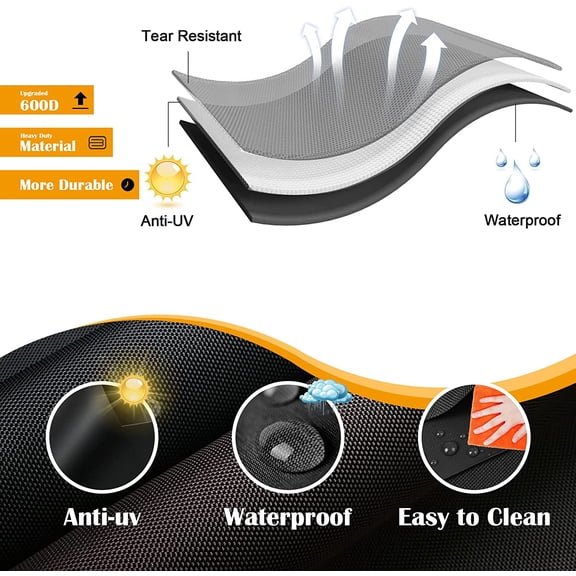 Pizza Oven Plus Carry Bag for Cuisinart CGG-403 3-in-1 Grill,Heavy Duty 600D Waterproof Pizza Oven Plus Grill Cover for Cuisinart CGG-403 3 in 1 Grill$$Garden & Patio