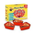 thumbnail image 1 of Pizza Pack® Reusable BPA-Free Silicone Storage Container with 5 Microwavable Trays, 3 Pack, Red, 1 of 7