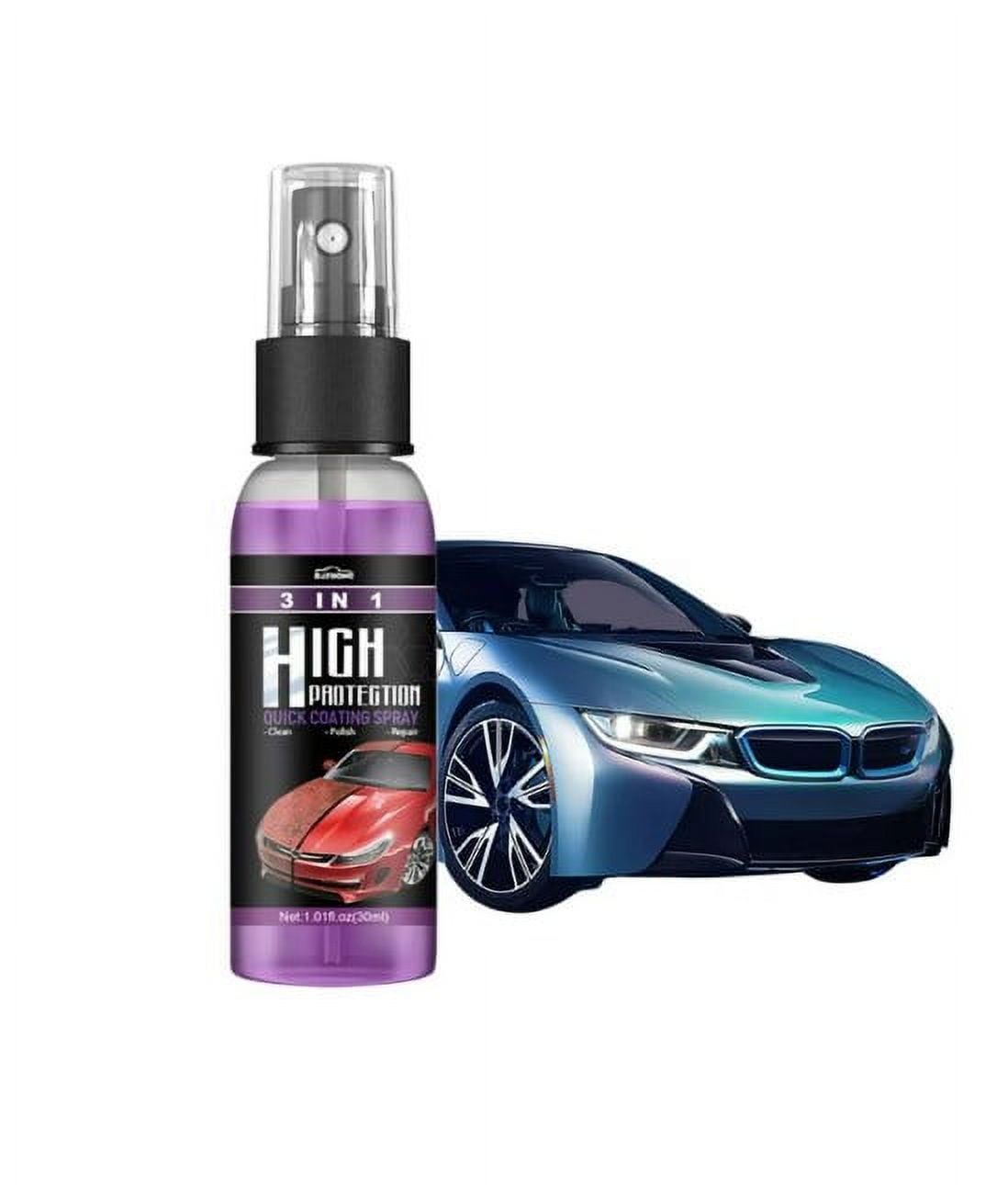 3 In 1 High Protection Quick Car Coating Spray,Ceramic Car Coating  Spray,Multi-Functional Coating Renewal Agent,Coating Agent Spray (100ml, 3  Pack)