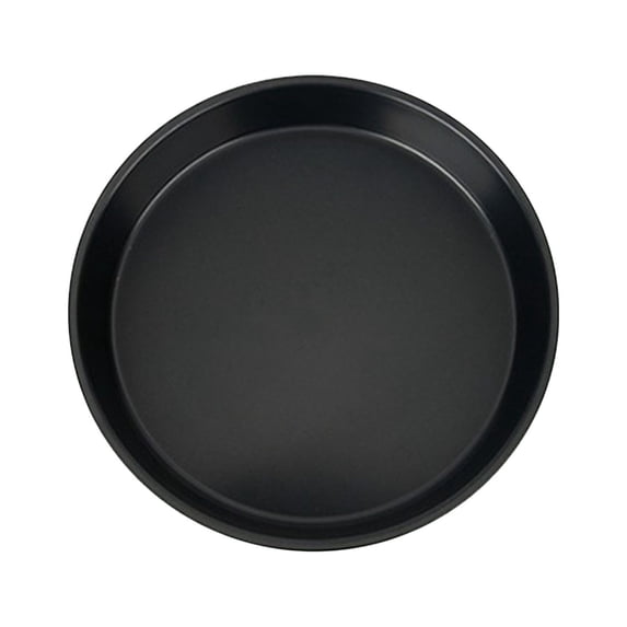 Pizza Pan 10 Inch Carbon Steel Non-Stick Round Baking Tray Oven Safe Pie Dish for Homemade Bread Cake Cookies Kitchen Bakeware with Rolled Edge Heat Distribution 450F