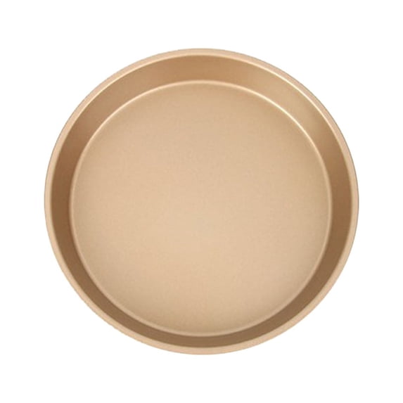 Pizza Pan 10 Inch Carbon Steel Non-Stick Round Baking Tray Oven Safe Pie Dish for Homemade Bread Cake Cookies Kitchen Bakeware with Rolled Edge Heat Distribution 450F