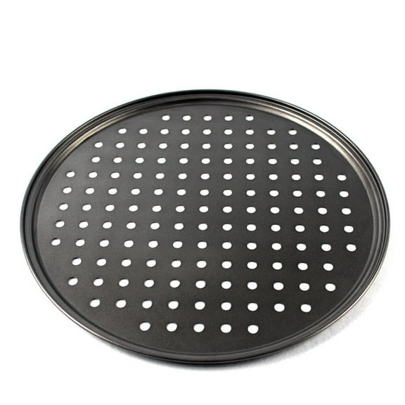 Pizza Pan Non-Stick Crisper Tray Oven Baking Bakeware with Holes 24.5~32Cm 24.5Cm