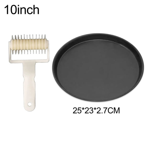 Pizza Pan Set For ,Carbon Available With Roller