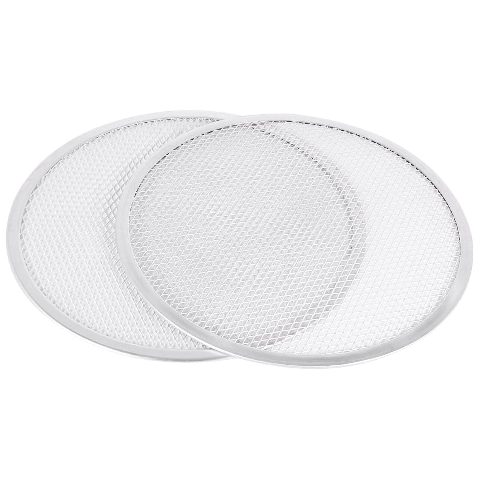 Pizza Screen, Pan,Pizza Pan for Oven, Tray, 12 Inch Seamless-Rim ...