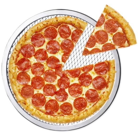 Pizza Pan with Holes, 12Inch Pizza Baking Screen for Oven, Round Pizza Tray, Pizza Baking Tray for Home Restaurant, 1Pcs