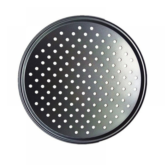 Pizza Pan with Holes(4 Sizes), Sturdy, Rust Free, Pure Aluminum, Easy to Clean, Perforated Pizza Pan, High-Temperature Baking Tray For Oven