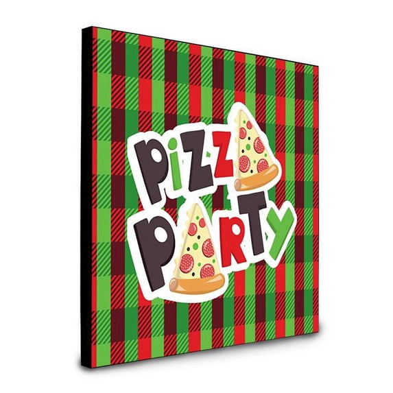 Pizza Party Artwork Wall Panel