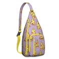 thumbnail image 1 of Pizza Party Shoulder Bag - Cute Food-Themed Crossbody Pack with Funny Pizza Slice Design, Adjustable Strap Durable Sling Bag for Outings & Travel, 1 of 4