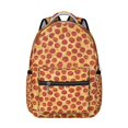 thumbnail image 1 of Pizza Pattern Backpack - Durable & Spacious Laptop Bag for Work & Study, Cute Pizza Art, Adjustable Straps, Lightweight & Tough, Great for Pizza Fans, 1 of 6