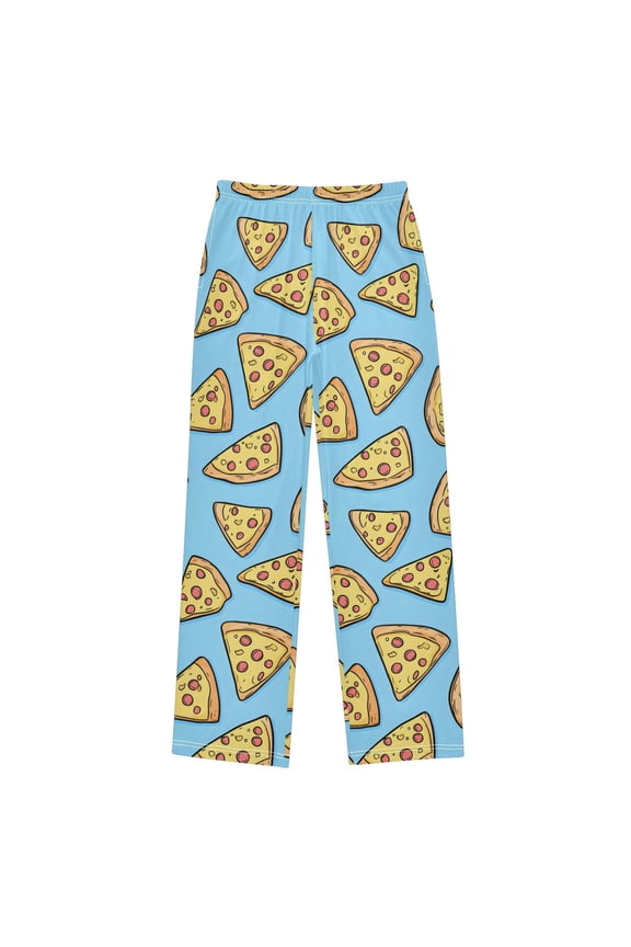 Pizza Pattern Pajama Pants Soft Lightweight Lounge Pants Bottoms Sleep Pants Warm Comfy