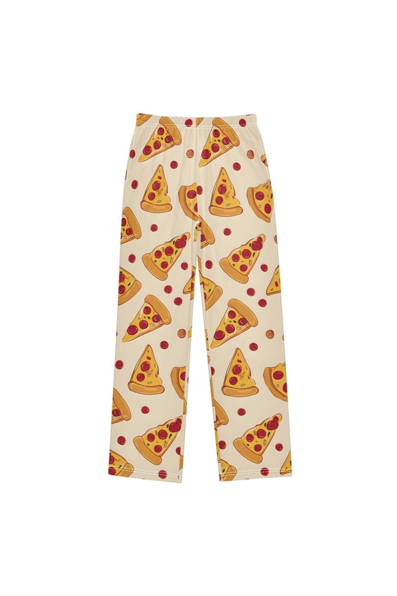 Pizza Pattern Pajama Pants Soft Lightweight Lounge Pants Bottoms Sleep Pants Warm Comfy