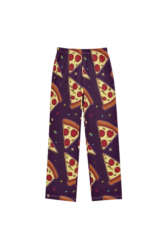 Pizza Pattern Pajama Pants Soft Lightweight Lounge Pants Bottoms Sleep Pants Warm Comfy