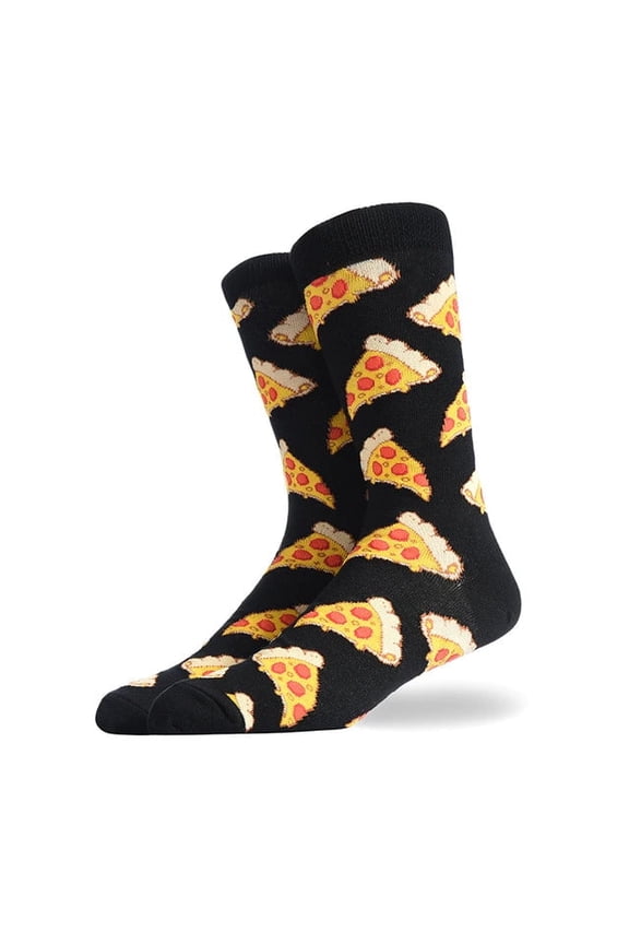 Pizza Pattern Socks from the Sock Panda Size: Adult Medium