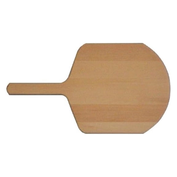 Pizza Peel 16x18 Inch - Short Handle Wooden Pizza Server for Oven - 8 Inch Grip - Pizza Lifting & Transferring Tool - Round & Rectangular Pizzas