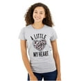 thumbnail image 1 of Pizza Piece Of Heart Valentines Day Womens Slim Fit Graphic Tee Brisco Brands S, 1 of 3