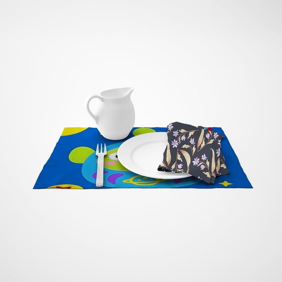 Pizza PlanetAliens 12 17 Inch Linen Placemat High Quality Easy To Clean