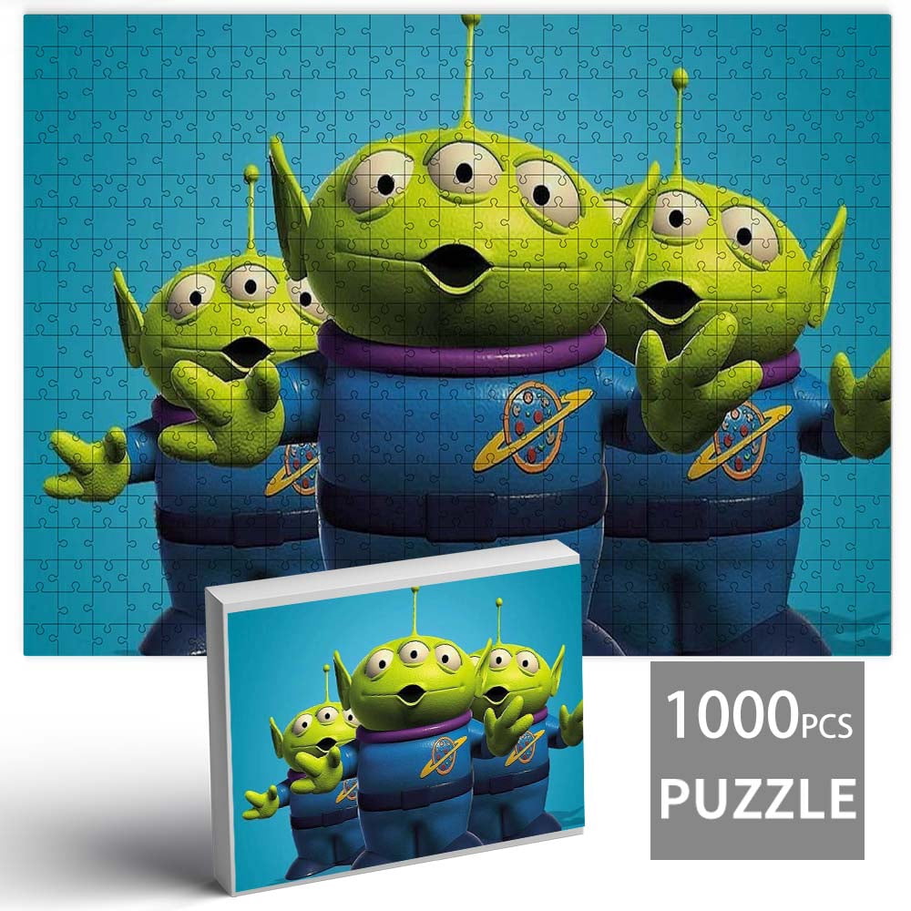 Pizza Planet Aliens Puzzles for Adults 1000 Pieces Jigsaw Challenging ...