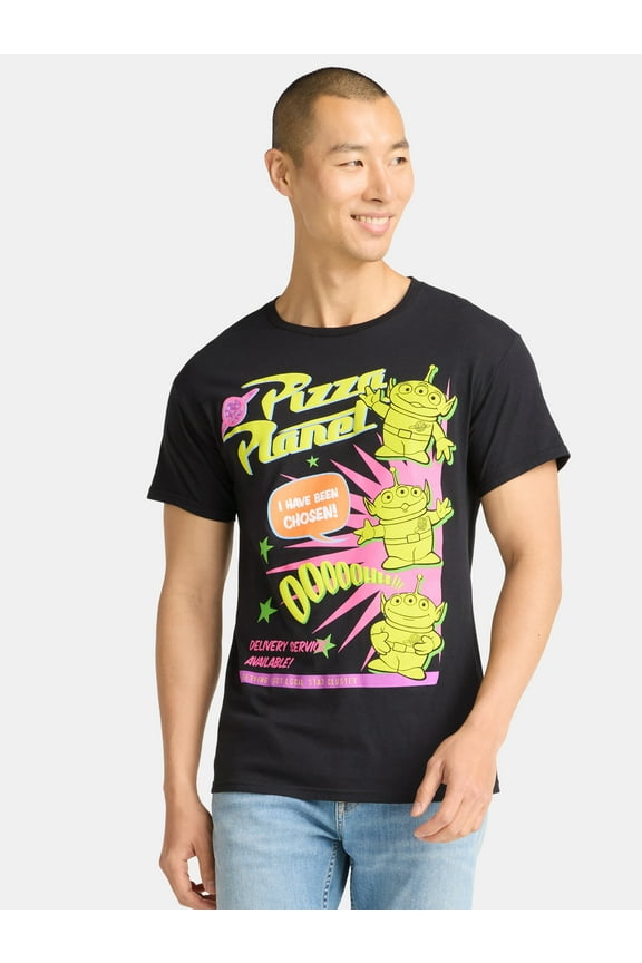 Pizza Planet Men's and Big Men's Graphic Tee, Sizes S-3XL