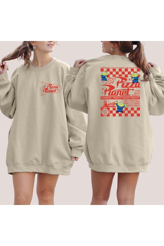 Pizza Planet Toy Story Shirt, Disney Aliens Sweatshirt, Pizza Planet Sweater, Toy Story Family Shirts, Funny Disney Pizza Shirt