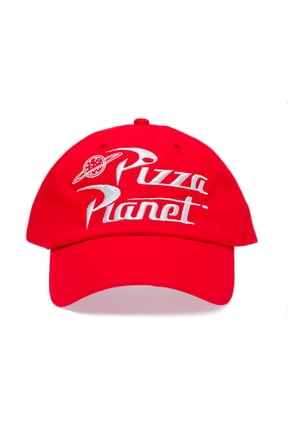 Pizza Planet embroidered Dad Hat Unstructured Cap Adult One-Size Red