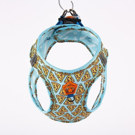 Pizza Print Dog Harness by Pawstar - Slice of Style