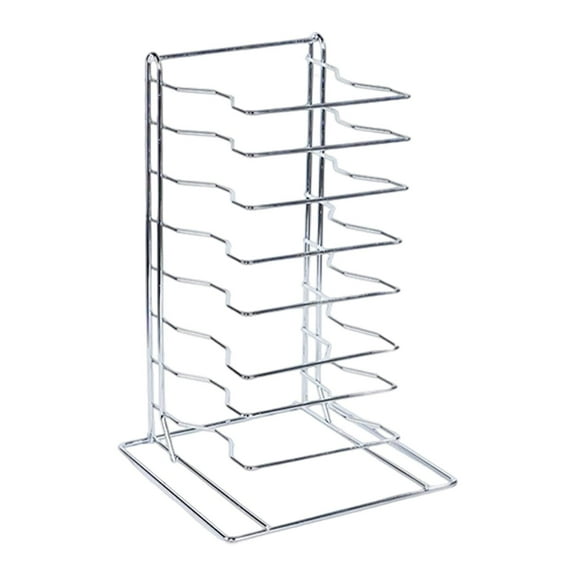 Pizza Rack Cooling Rack Pan Rack 8 Tier Space Saving Organizer for Restaurant Pizzeria and Home Kitchen