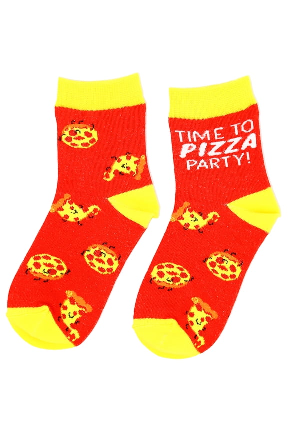 Company - Pizza - S/M Youth Cotton Blend Crew Socks
