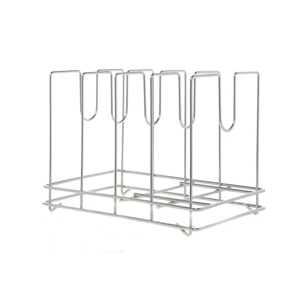 Pizza Screen Rack - 96 Capacity - Chrome Plated Steel - 6" to 28" Screens - Commercial Kitchen Storage - Restaurant Supply