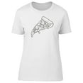thumbnail image 1 of Pizza Sketch For Food Lovers T-Shirt Men -Image by Shutterstock, Male x-Large, 1 of 4