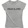 thumbnail image 1 of Pizza Slayer - Funny Cheese Pepperoni Lover Women's T-Shirt, 1 of 4