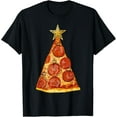 thumbnail image 1 of Pizza Slice Christmas Tree Family T-Shirt, 1 of 4