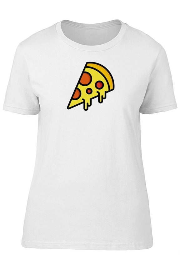 Pizza Slice Reaction T-Shirt Men -Image by Shutterstock, Male Medium