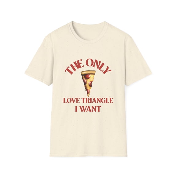 Pizza Slice Triangle Sarcastic Love Men Women Vintage Tshirt