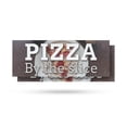 thumbnail image 1 of Pizza by the Slice Vinyl Decal 2 Pack of 24 Inch x 9 Inch Weatherproof Heavy-Duty Adhesive Backing | Quick Bites, Freshly Made, Restaurant Specials | Made in USA, 1 of 6