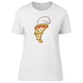 thumbnail image 1 of Pizza Slice With A Cook Hat Tee Men's -Image by Shutterstock, 1 of 2