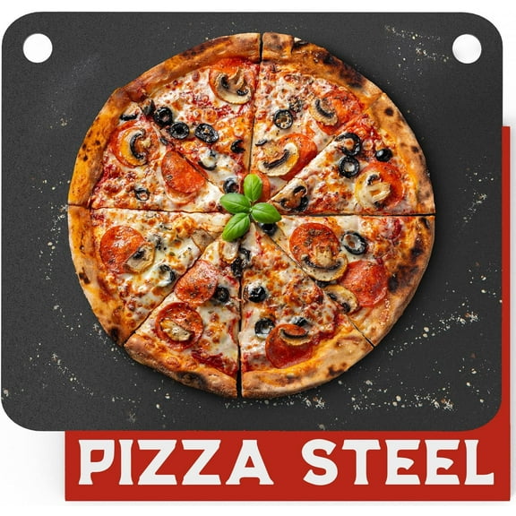 Pizza Steel XL for Oven & Grill 16"x13.4" The Ultimate Crust Game Changer Perfect for Oven Baked Pizza with Higher Conductivity Premium Baking Alternative to Pan and Stone