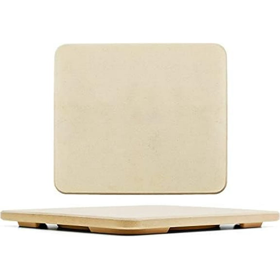 Pizza Stone - Baking Stone. Rectangular 14"x16" - Perfect for Oven, BBQ and Grill$$Garden & Patio
