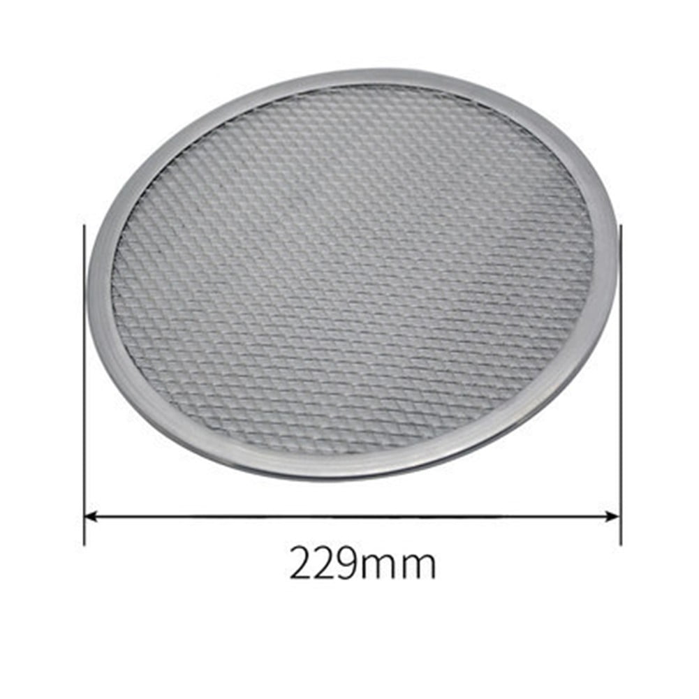 Pizza Stone NonStick Aluminum Mesh Pizza Screen Pasta Baking Tray Net Pizza