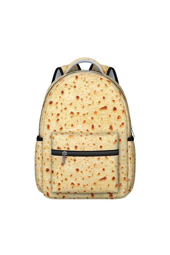 Pizza Students Backpack Foodie Food School Bag with Delicious Pizza Party Design, Funny and Lightweight for Students