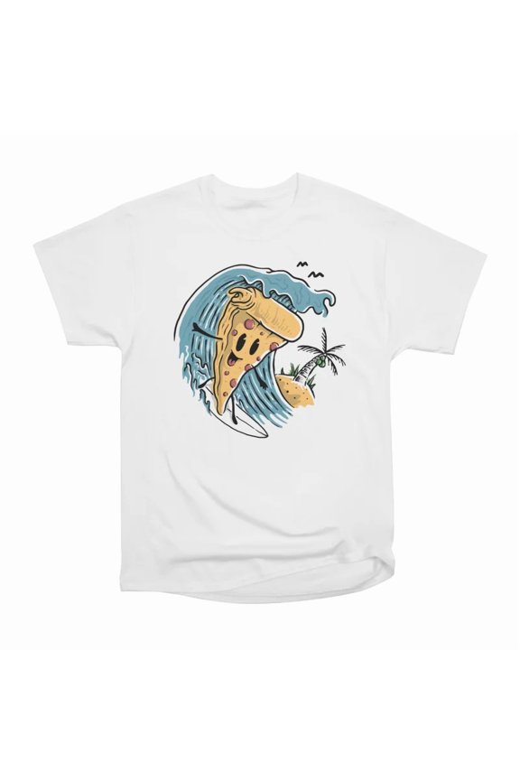 Pizza Surfing T-Shirt Tee Gift For Him Merch For Her Apparel For Friend