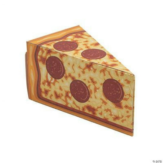 Pizza Treat Boxes, Birthday, Party Supplies, 6 Pieces