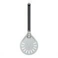 thumbnail image 1 of Pizza Turning Small Pizza Peel Paddle Short Round Pizza Tool Non Slip Wooden Handle 7 8 9 Inch Perforated Pizza Shovel Aluminum, 1 of 5