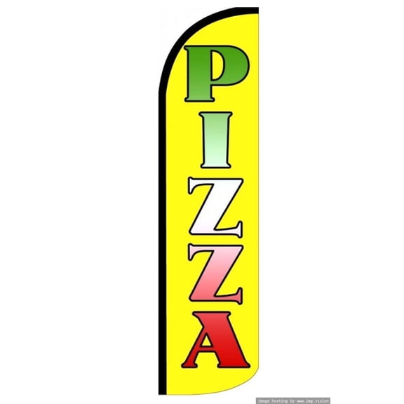 Pizza Windless flag Without Pole Advertisement /Business Flags | Feather Flag |