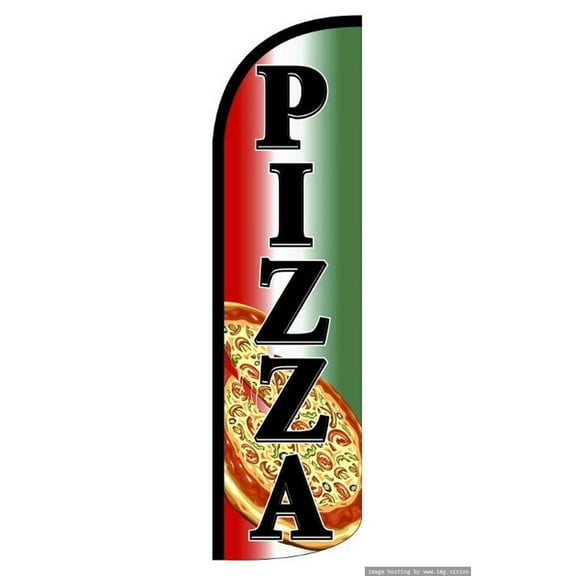 Pizza Windless flag Without Pole Advertisement /Business Flags | Feather Flag |