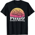 thumbnail image 1 of Pizza and Creative Writing or Writer T-Shirt, 1 of 3